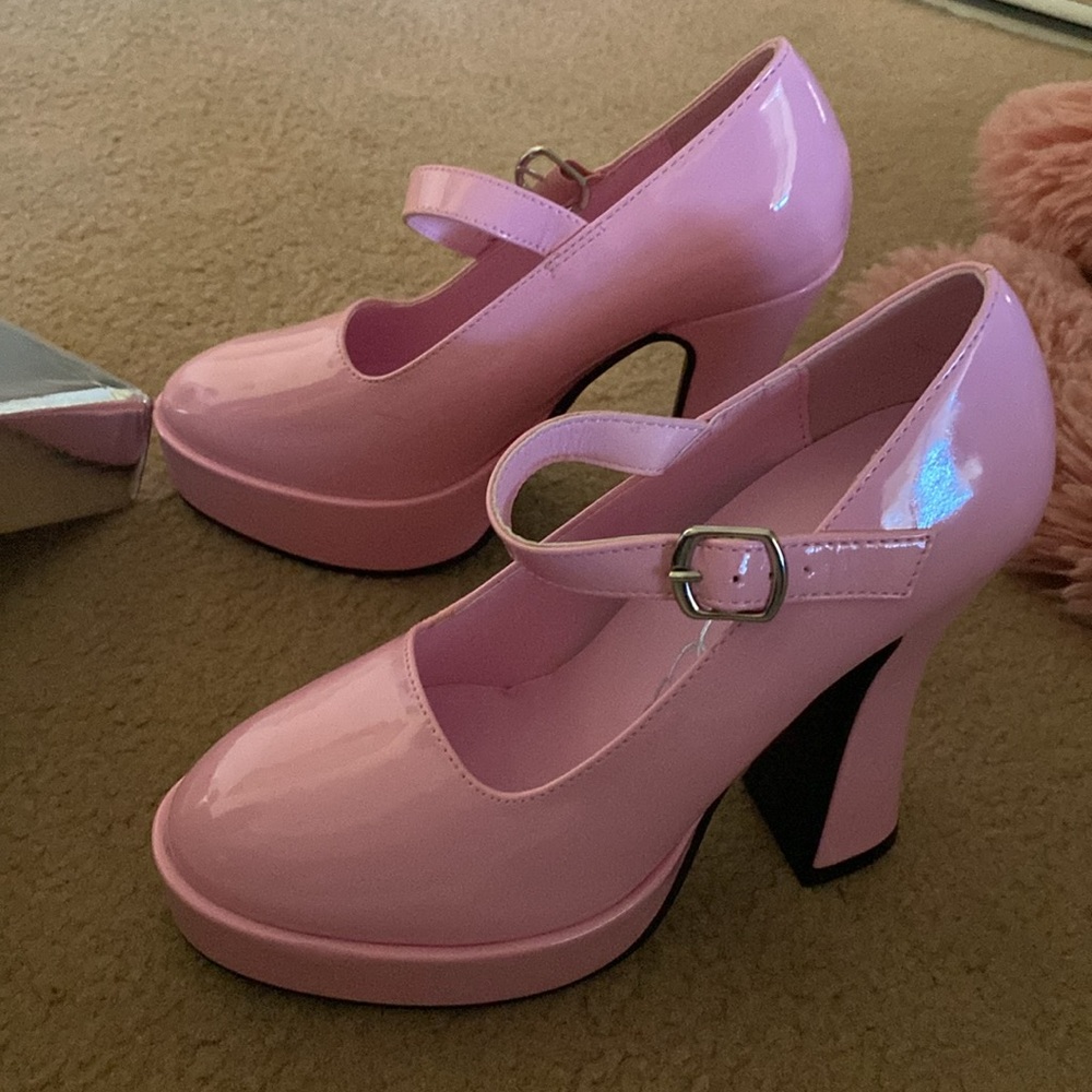 Pink Platform Heels - Picture 8 of 8